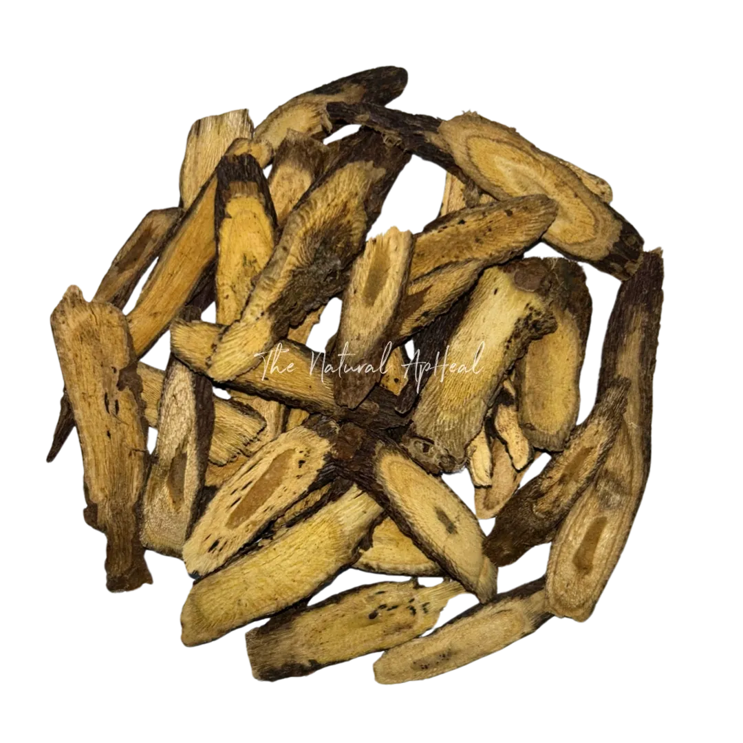 Organic Licorice Root - Glycyrrhiza uralensis - Sliced